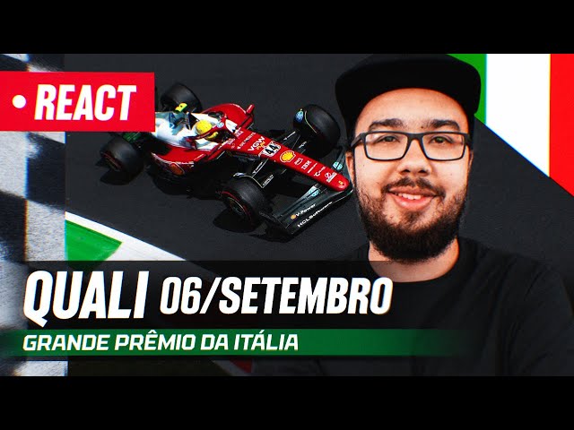 F1 REACT AO VIVO - CLASSIFICAÇÃO GP DA ITÁLIA DE 2025