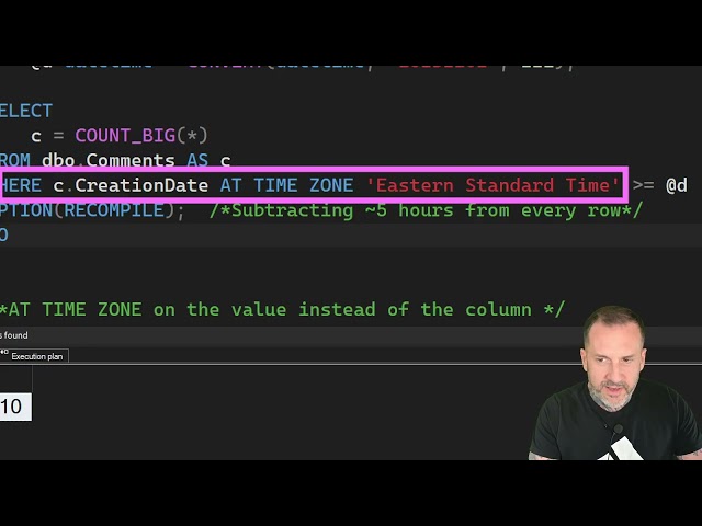 Learn T-SQL With Erik: AT TIME ZONE Performance