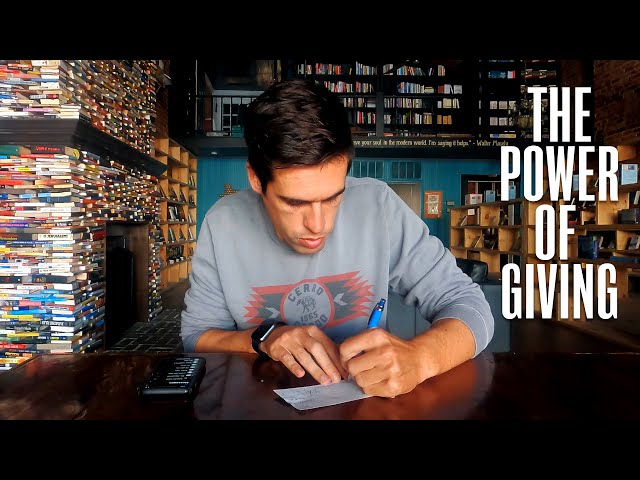 "No One Ever Became Poor by Giving." (Stoic Generosity)