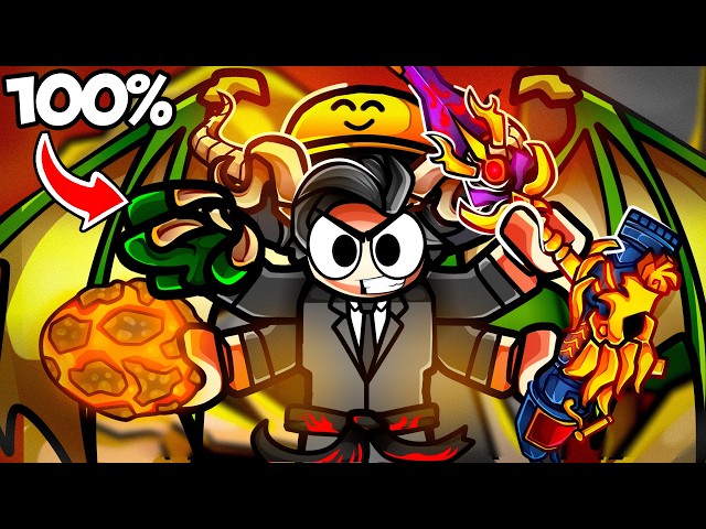 I COMPLETED 100% of the ENTIRE BLOX FRUITS VOLCANO EVENT!