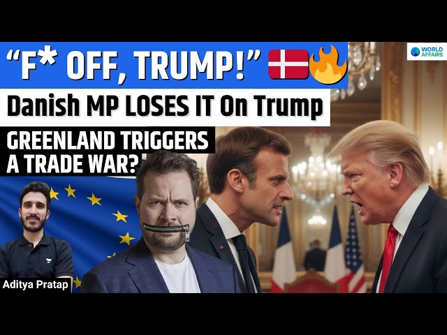 Greenland Is Not for Sale!” Danish MP Explodes at Trump in Viral EU Debate