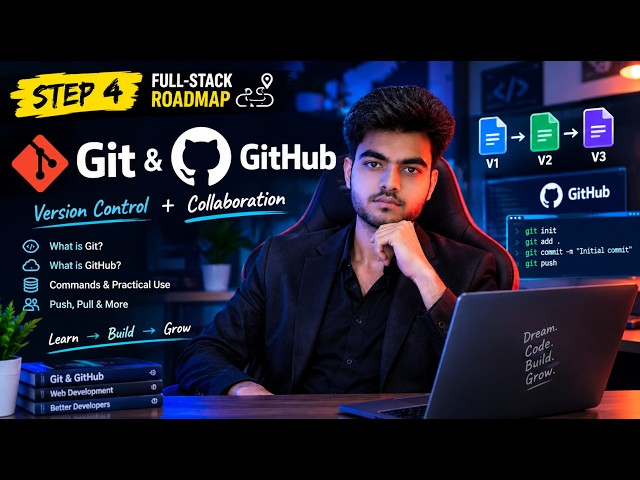 Git & GitHub Tutorial for Beginners in Hindi | Git Kya Hai? | STEP 4 | Dev Surojit