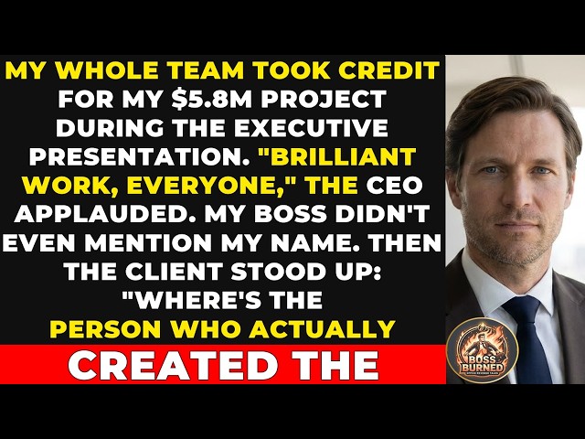 My Team Took Credit For My $5.8M Project, Until The Client Requested My Signature