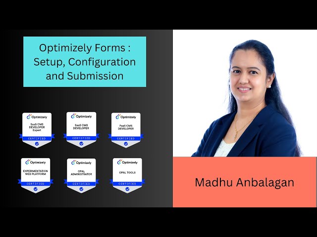 Optimizely Forms Setup Configuration and Submission