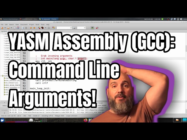 Command Line Arguments in Yasm Assembly with GCC: A Practical Guide