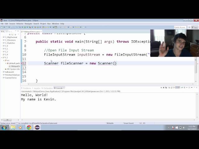 FileInputStreams in Java (6.1)