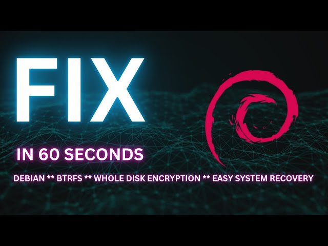 Break Debian… Fix It in 60 Seconds (GRUB Rollback)
