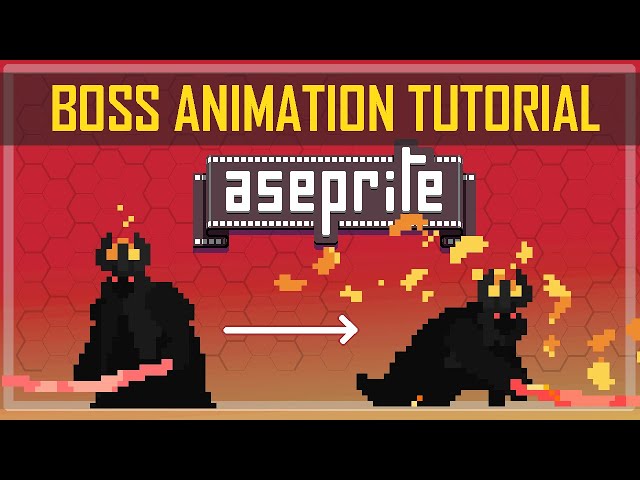 Pixel Art Tutorial: Fiery Boss Attack