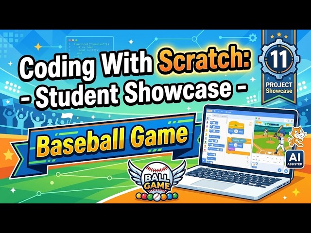 Coding With Scratch: Student Showcase - Baseball Game by Daniel
