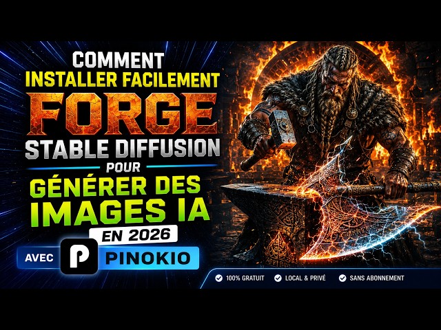 Installer Forge WebUI Stable Diffusion avec Pinokio en 2026