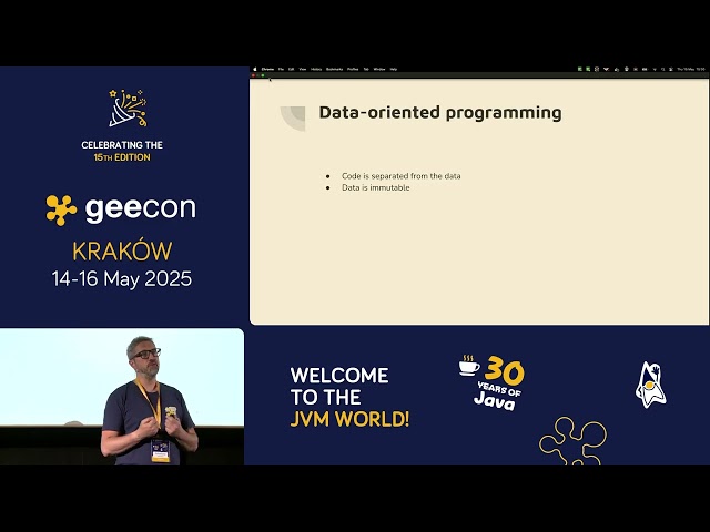 GeeCON 2025: Arkadiusz Sokołowski - Data-oriented programming with Java