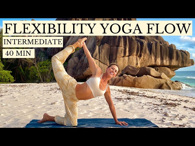 40 min Vinyasa Yoga Flow For Full Body Flexibility | Intermediate level