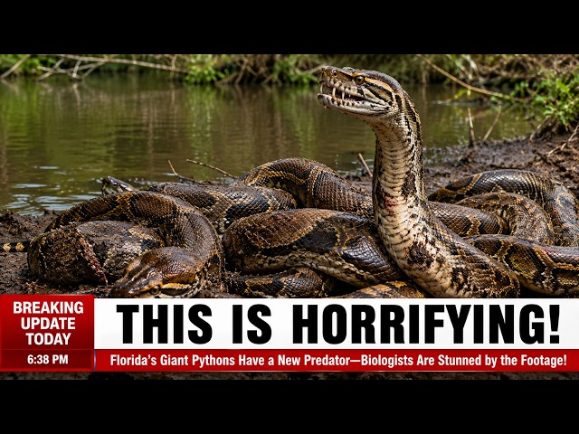 Florida’s Giant Pythons Have a New Predator—Biologists Are Stunned by the Footage!