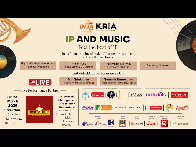 🔴Live : Protecting the Beat 🎼🔏A Deep Dive Into IP, Copyrights & Creativity in Music 🎼🔒📑 | KRIA Law