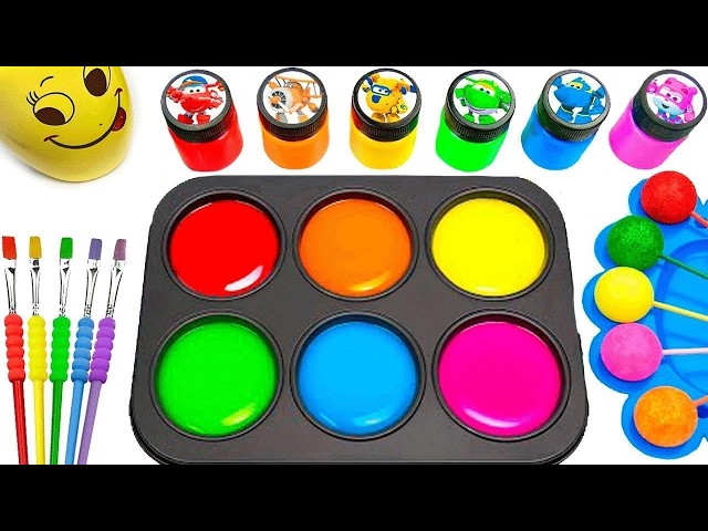 How To Make GIANT Glossy EGGS & Rainbow Water Full Form & Unboxing Candy ASMR