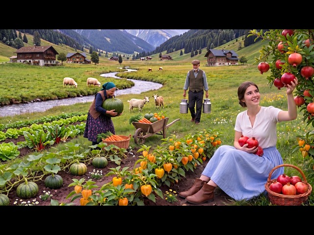 Peaceful Countryside Life | A Beautiful Harvest Season, Outdoor Cooking & Simple Rural Living
