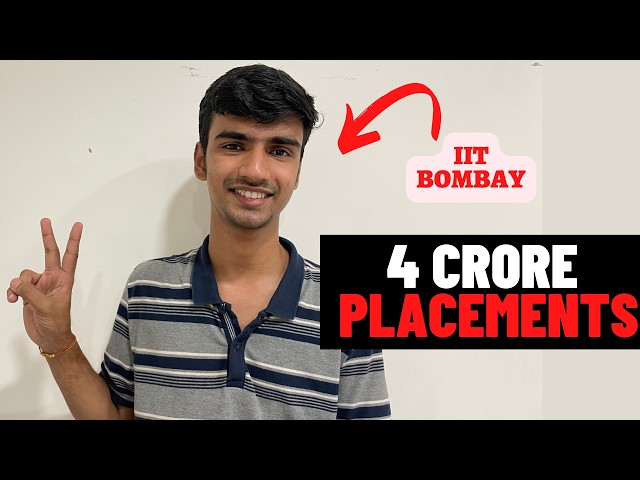 Highest Package from IIT Bombay !! Placements | Podcast | 4 Crore