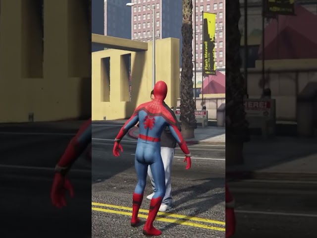 Trolling GTA 5 as Spiderman #gta5