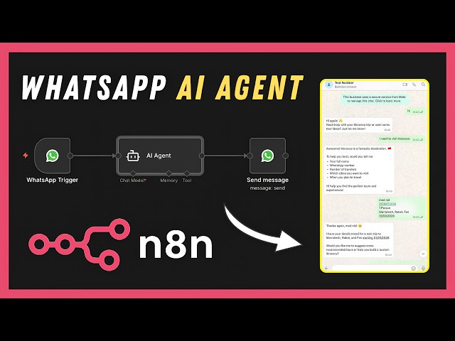 Build a WhatsApp AI Agent with n8n (Free Tutorial 2026)