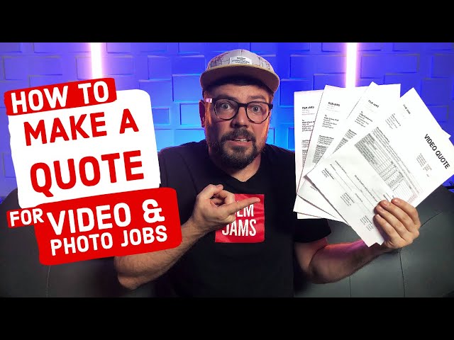 How to Make a QUOTE For VIDEO & PHOTO Jobs (5 QUICK TIPS to Create a Proposal!)