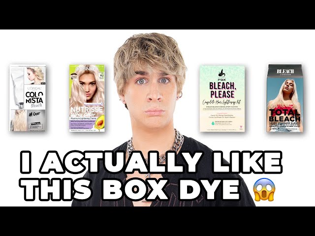 I tested box dye bleach kits and the results had me shook