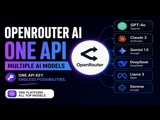 OpenRouter AI Tutorial: Access GPT, Claude, Gemini & More with One API Key 🚀