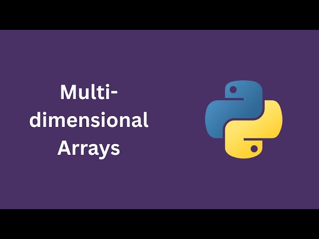 NumPy Multi dimensional Arrays