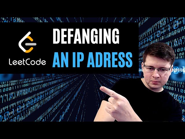 Leetcode - Defanging an ip adress - Javascript Solution