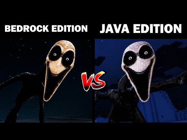 The Stalker: Minecraft Bedrock VS Minecraft Java – Comparison