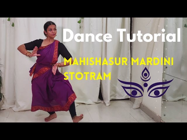 Mahishasur Mardini Stotram | Bharatnatyam Dance Tutorial | Beginner Friendly
