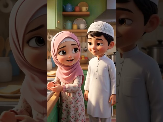 Abdul Bari & Anaya Save Water | Islamic Kids Lesson | Noor Kids TV #Shorts #islamickids #kidsroutine