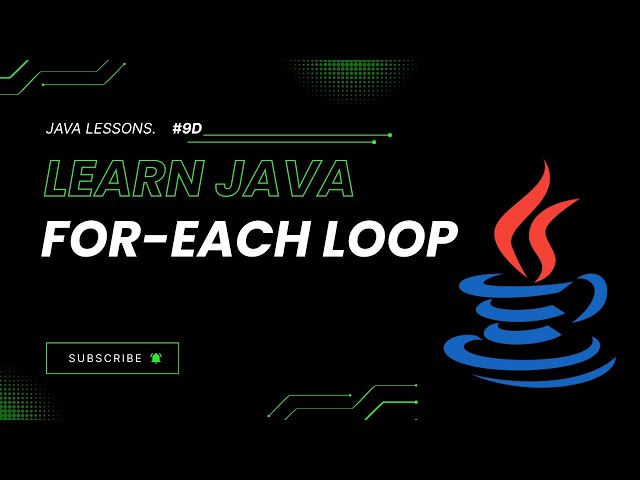 Loops in Java | For-Each Loop Explained