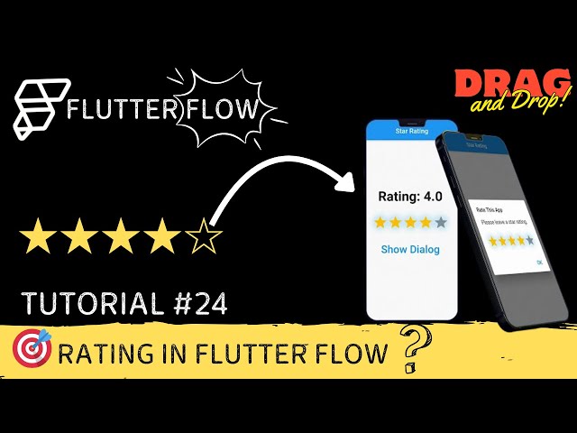 Rating bar in flutter | Flutter RatingBar Widget | How to Usethe Flutter Rating Bar Widget #rating 