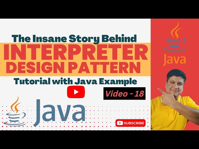 Interpreter Design Pattern Tutorial with Java Code Example for Beginners