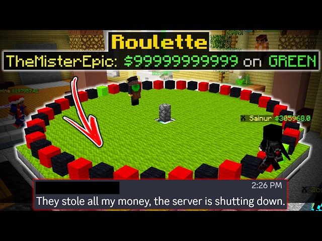 Shutting Down an Illegal Minecraft Casino Server by ROBBING IT.