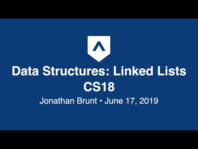Data Structures: Linked Lists