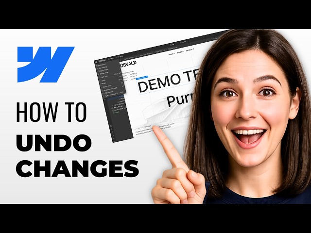 How To Undo Changes On Selected Element In Webflow