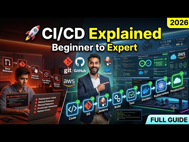 CI/CD Explained: Complete Beginner to Expert Guide | 2026