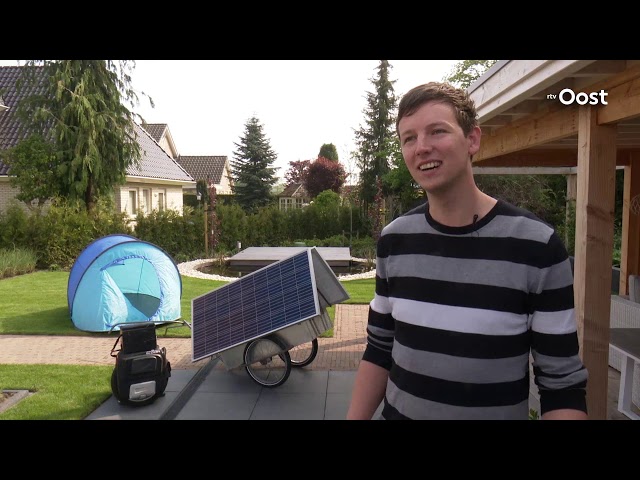 Ronald rijdt met zijn elektrische eenwieler van Enschede naar Lissabon