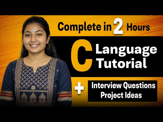 C Language Full Course in 2 Hours | C Language Complete Course for Beginners | Telugu |Rupaalife 