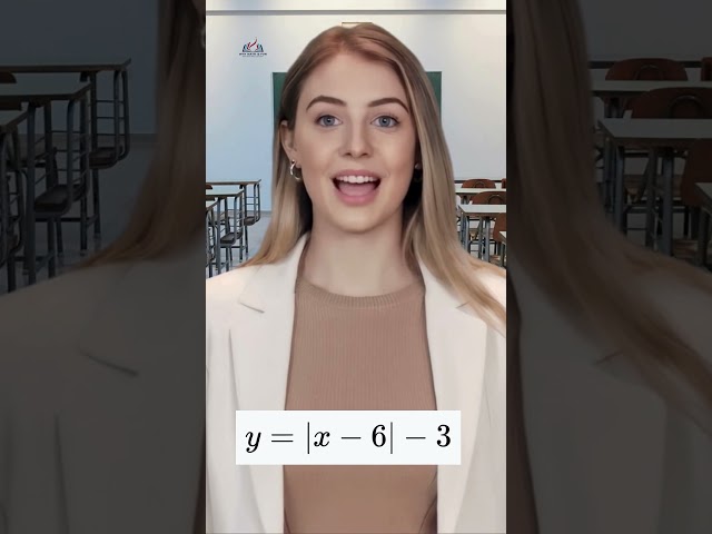 Absolute Value Graph Transformation #math #maths #absolutevalue
