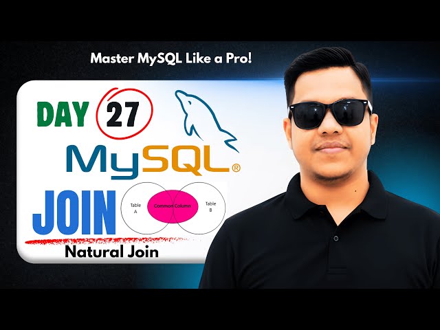 L27: Natural Join in SQL with Example | Join Tables Automatically | Class 12 Semester 4 COMS 🔥