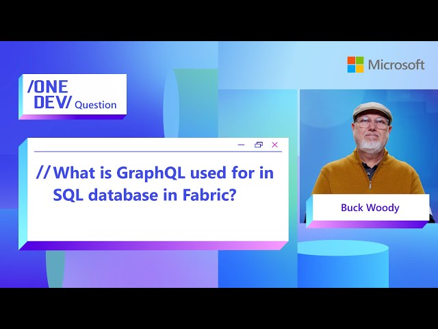 What is GraphQL used for in SQL database in Fabric?