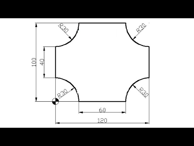 CNC Milling Program Using I & J / G02 Code Milling Program / G02 Code Radius Program / CNC Program