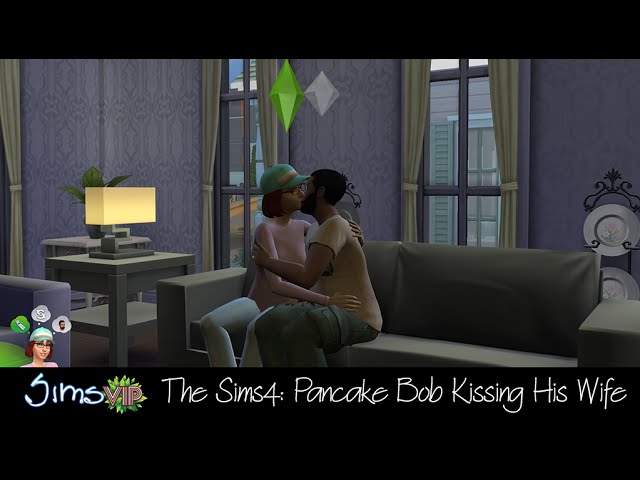 The Sims 4: Pancake Bob Kissing His Wife