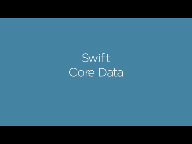 Core Data: how to store and read elements locally using core data in swift 3