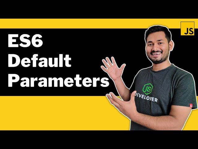 Default Parameters in JavaScript | ES6 | The Complete JavaScript Course | Ep.46