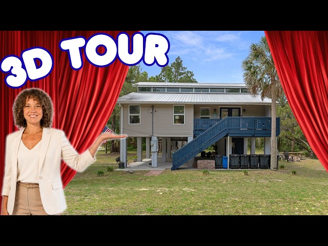 Interactive 3D open house tour of home for sale - 2272 S Todd Pt, Homosassa, Florida, 34448