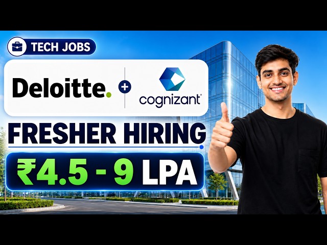 Deloitte & Cognizant Off-Campus Hiring🔥 | Multiple roles