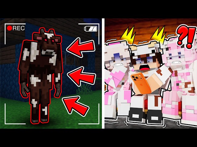 MOMON MOOCI & MILO LIHAT CCTV ADA MONSTER SAPI BUFF EXE JAM 3 PAGI DI MINECRAFT !?